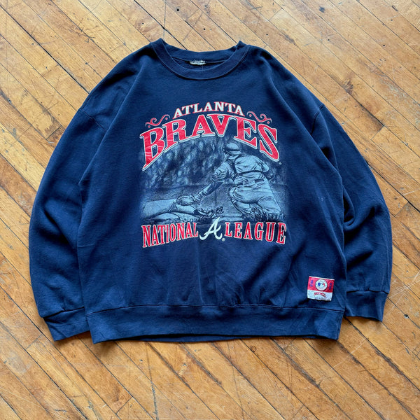 90's Nutmeg Atlanta Braves Crewneck (XL)