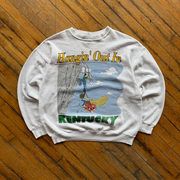 90's Looney Toons x Kentucky Crewneck (L)