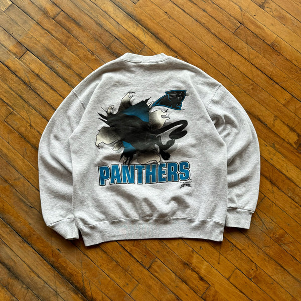 90's Nutmeg Carolina Panthers Crewneck (L)