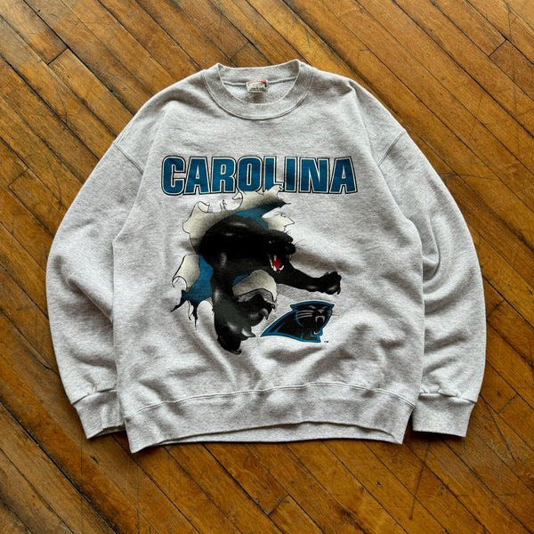 90's Nutmeg Carolina Panthers Crewneck (L)