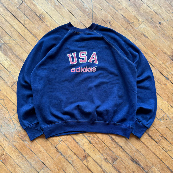 80's USA Adidas Crewneck (XL)