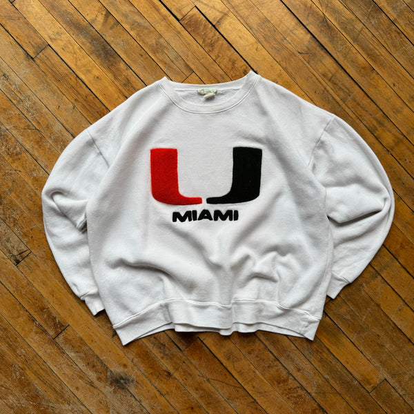 90's University of Miami Crewneck (XL)