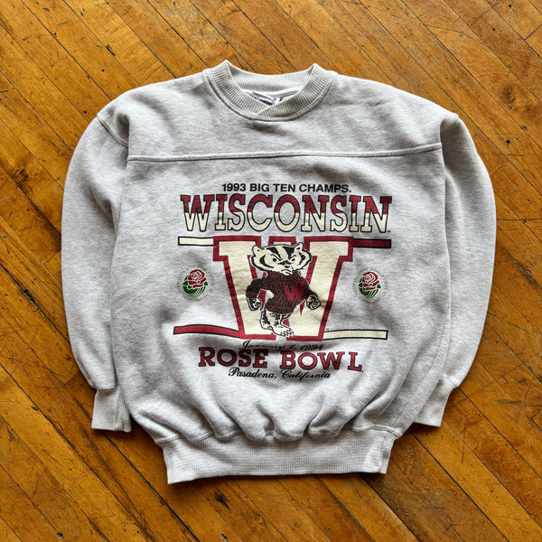 90's Wisconsin Rose Bowl Crewneck (M)