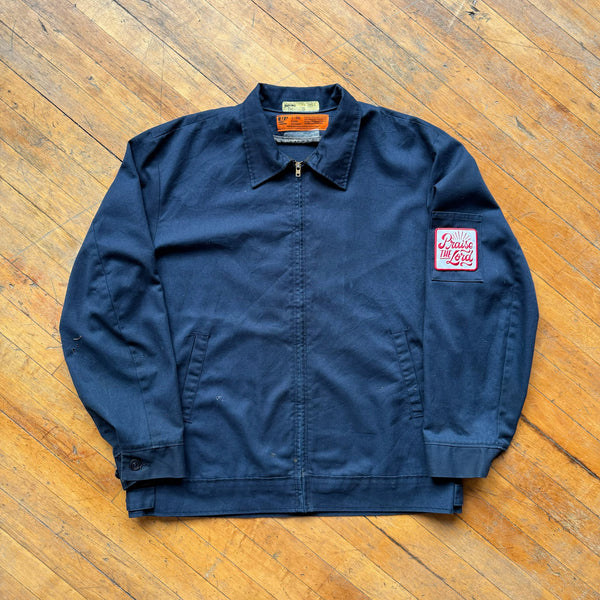 90's Patchwork Mechanic Jacket (L)