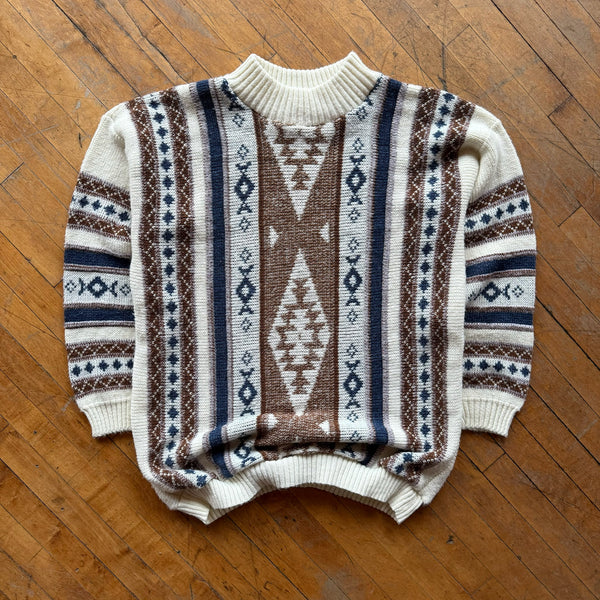 90's Pattern Sweater (L)