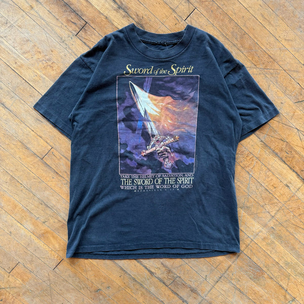 90's Sword Of The Spirit Jesus Tee (L)