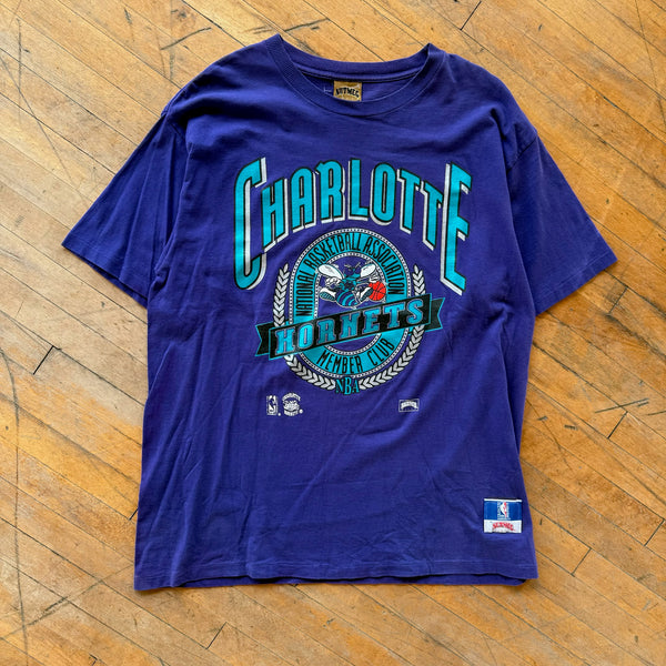 90’s Nutmeg Charlotte Hornets Tee (XL)