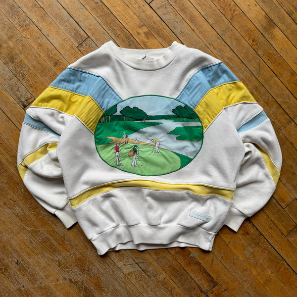 80's Rare Adidas Golf Crewneck (M)