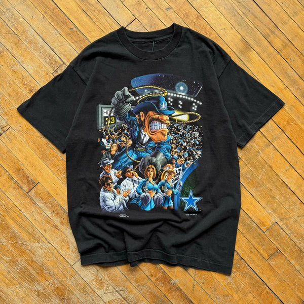 90's Salem Cowboys Crowd Graphic Tee (L)