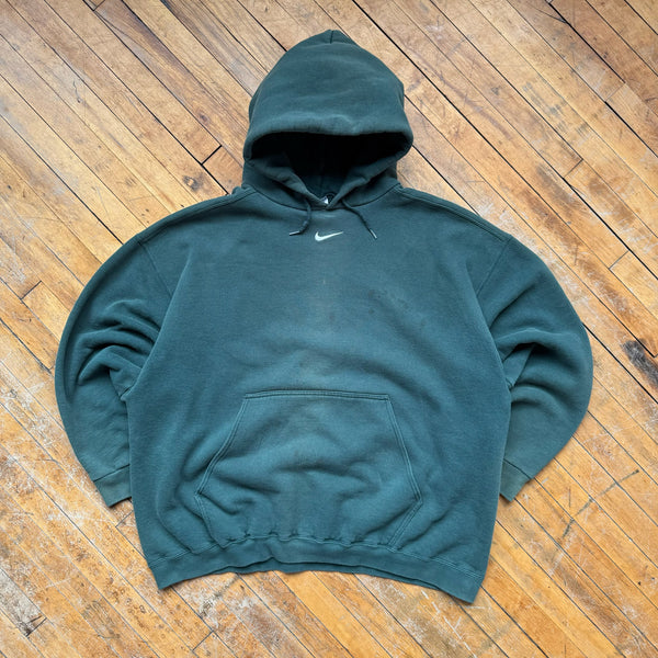 90's Nike Forest Green Center Swoosh (XXL)