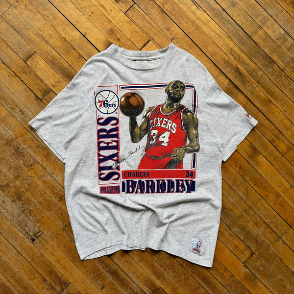 90's Rare Nutmeg Charles Barkley Player Card Tee (XL)