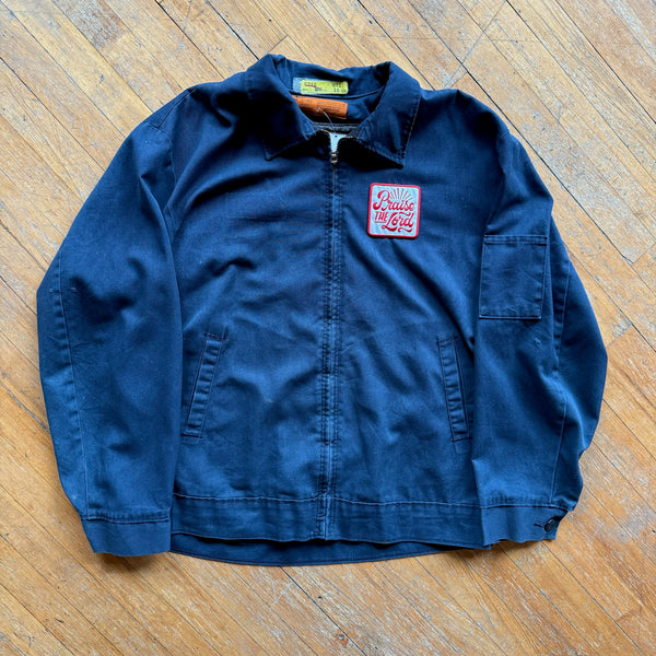 90's Patchwork Mechanic Jacket (L)