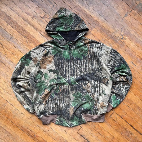 90's Camo Zip-Up (XXL)