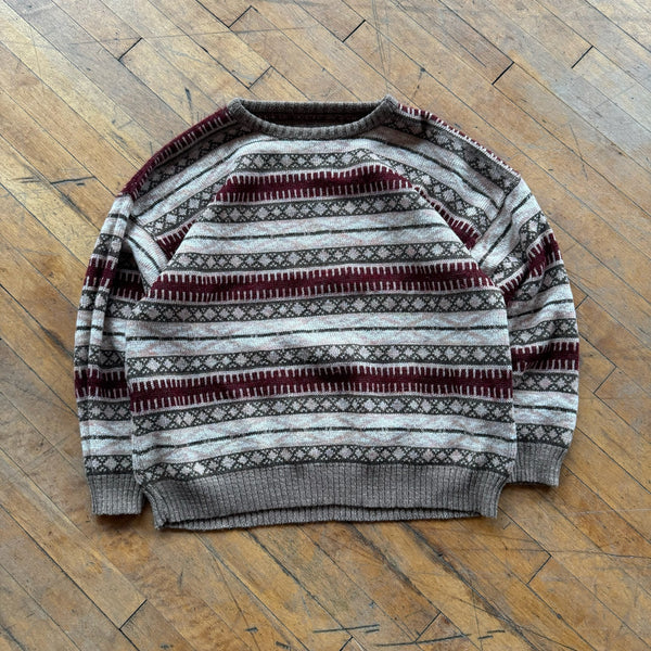 90's Pattern Sweater (L)