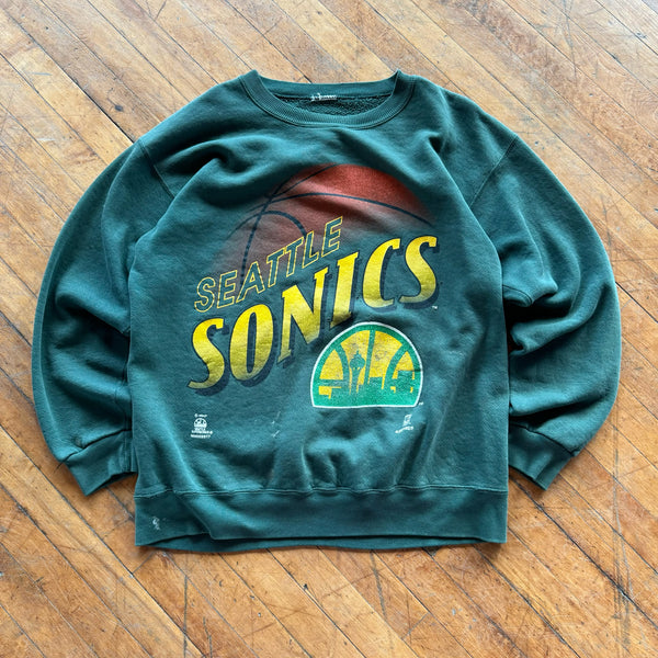 90's Seattle Sonics Crewneck (L)