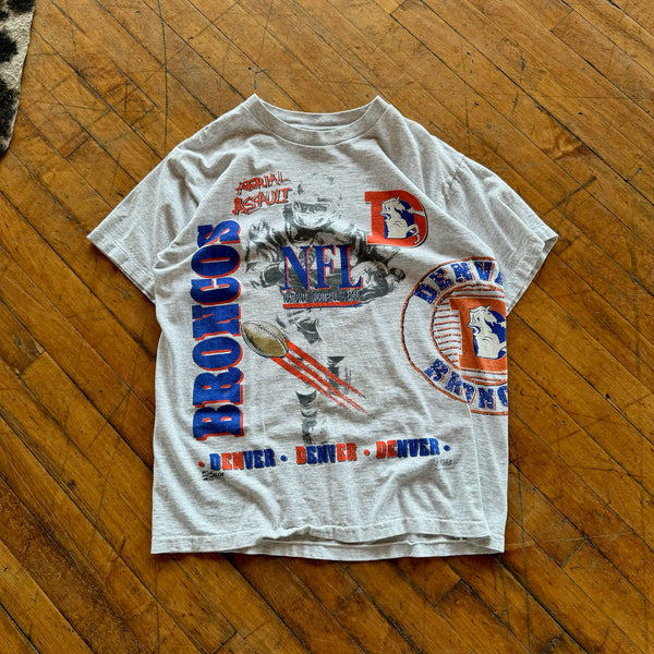 90's AOP Salem Denver Broncos Tee (L)