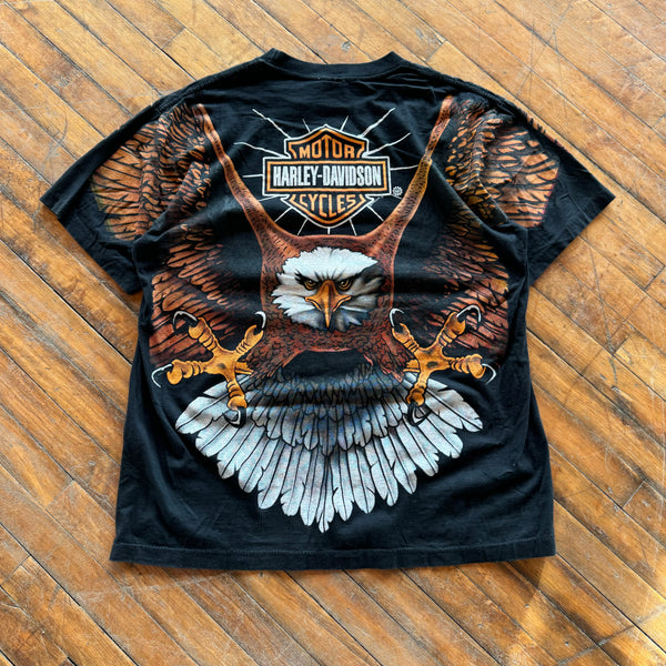 90's Harley Davidson Eagle AOP Tee (XL)