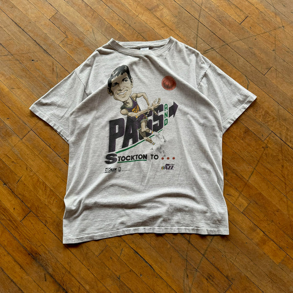 90's Rare Salem Utah Jazz Tee (XL)