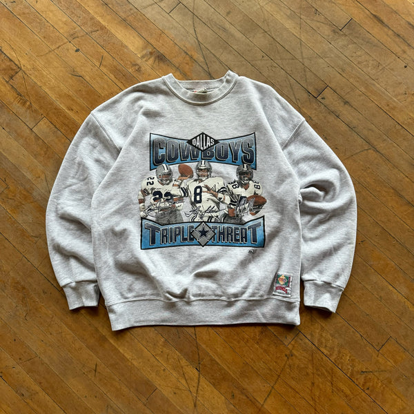 90's Nutmeg Cowboys Triple Threat Crewneck (XL)