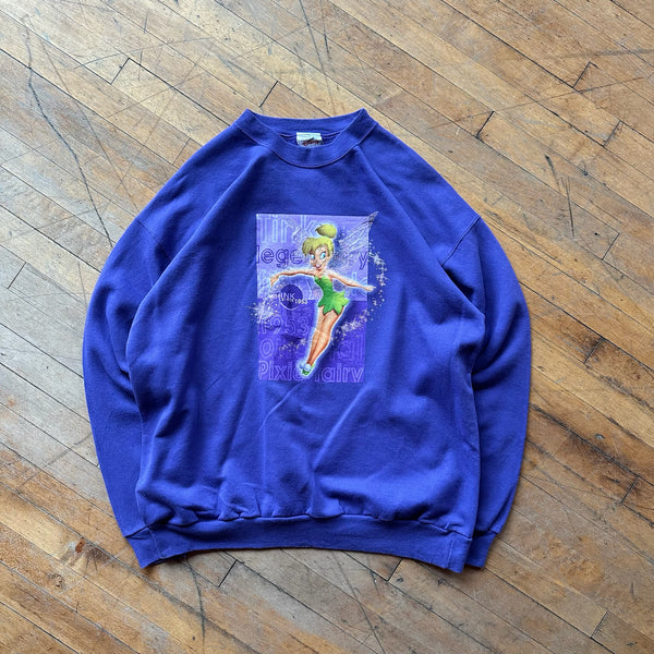 90's Tinker Bell Crewneck (L)