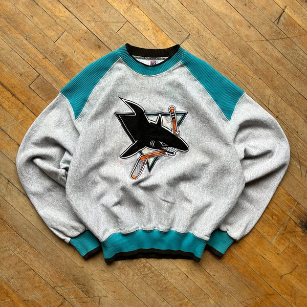 90's San Jose Sharks Crewneck (XL)