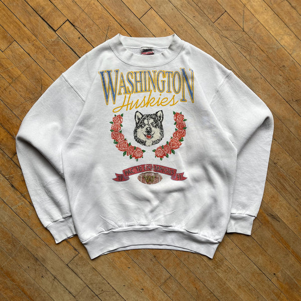 90's University of Washington Crewneck (L)