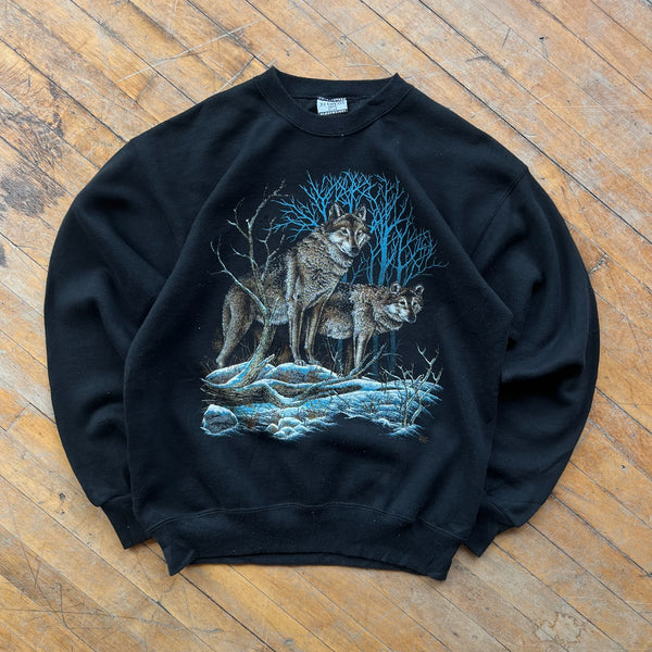 90's Wolves Crewneck (L)