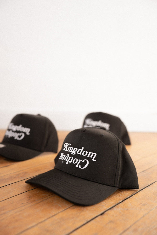 Kingdom Clothing Black Spellout Hat