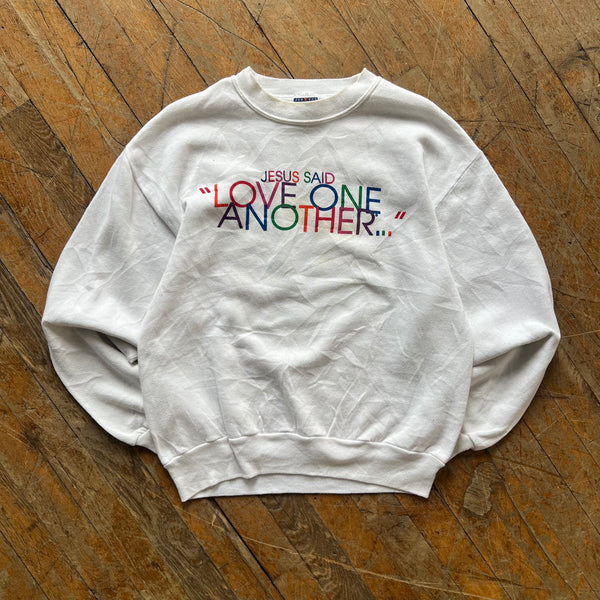 90's Love One Another Crewneck (M)