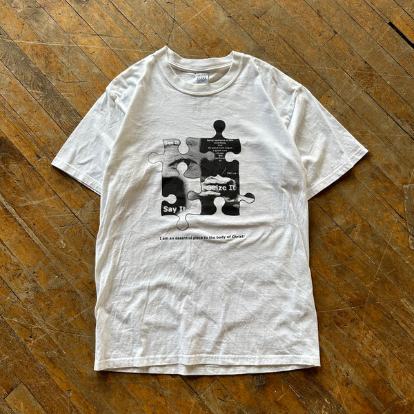 90's Jesus Puzzle Tee (L)