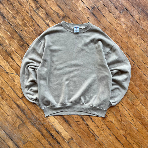 90's Neutral Blank Crewneck (L)