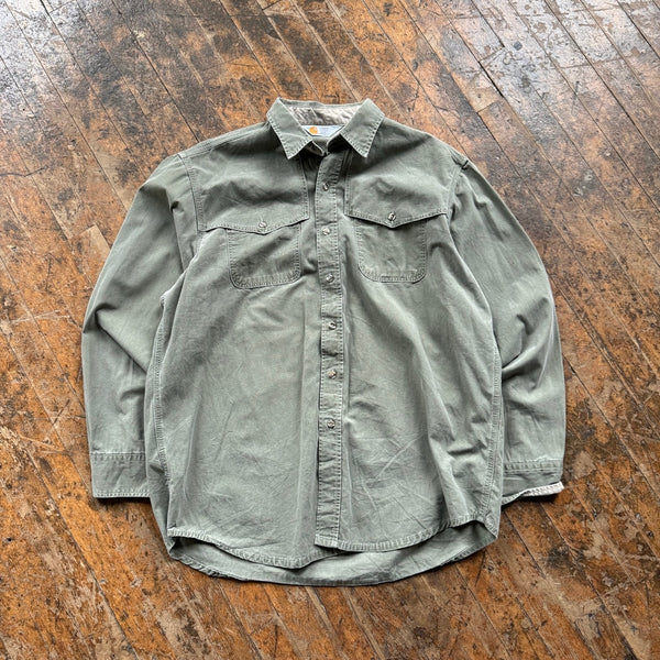 90's Carhartt Button-Up (XL)