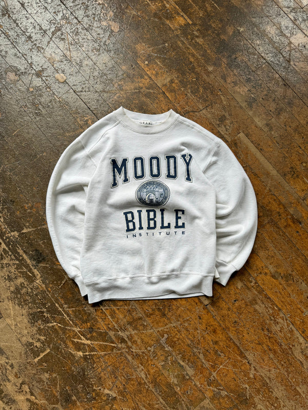 90's Moody Bible Crewneck (S)